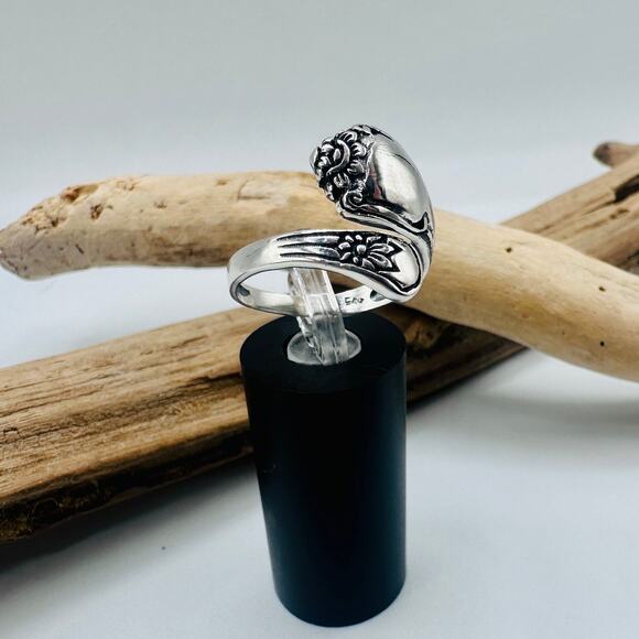 Sterling Silver Spoon Ring - Picture 2 of 6